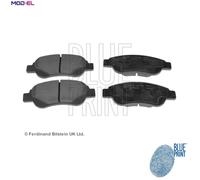 Brake Pads Set fits TOYOTA AYGO 1.0 Front 2005 on 1KR-FE Blue Print 04465YZZDT