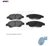 Brake Pads Set fits TOYOTA AYGO 1.0 Front 2005 on 1KR-FE Blue Print 04465YZZDT