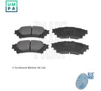 Brake pads Rear Axle ADT342186 BLUE PRINT for TOYOTA LEXUS