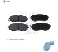 Brake Pads Set fits SUBARU XV GP7 2.0 Front 2012 on FB20B Blue Print 26296FJ020