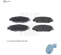 BluePrint Brake Pad Set - Rear - fits Lexus LS 1989-1995 04466-50030