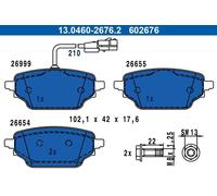 ATE 13.0460-2676.2 Brake pad set