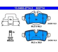 Brake Pad Set, disc brake ATE 13.0460-2714.2 (1set-1pcs)