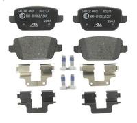 Brake Pad Set, disc brake ATE 13.0460-2737.2 for VOLVO S80 II (124) 2 2010-2016