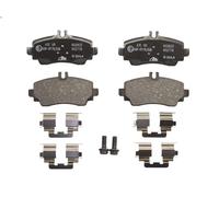 Brake Pad Set, disc brake ATE 13.0460-2833.2 for A-CLASS (W168) 1.4 1997-