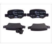 Brake Pad Set, disc brake ATE 13.0460-2855.2 for A-CLASS (W168) 1.6 1997-2004
