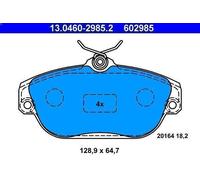 Brake Pad Set, disc brake ATE 13.0460-2985.2 for VOLVO 740 (744) 2 1985-1992