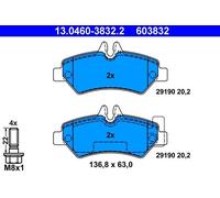 Brake Pad Set, Disc Brake ATE 13.0460-3832.2