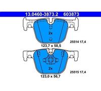 Brake pads 13.0460-3873.2 ATE for BMW 3 4 Coupe 3 Touring 4 Convertible