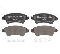 Brake pads 13.0460-3978.2 ATE for PEUGEOT CITROËN