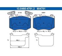 ATE 13.0460-4701.2 Brake pad set