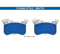 Brake Pad Set, disc brake ATE 13.0460-4719.2 for CLS (C218) 4.7 2011-2017