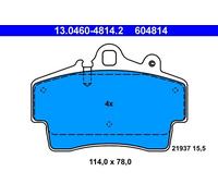 Brake pad set, disc brake ATE 13.0460-4814.2 (1 set-1 piece)