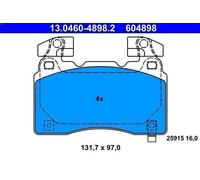 ATE 13.0460-4898.2 Brake pad set