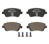 ATE Brake pad set 13.0460-5801.2 not prepared for wear indicator, excl. wear warning contact with brake caliper screws NISSAN: MICRA 3, Micra C+C 3