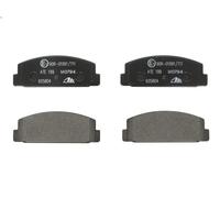 Brake Pad Set, disc brake ATE 13.0460-5804.2 for MAZDA 626 V (GF) 2 1997-2002