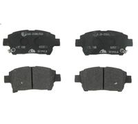 Brake Pad Set, disc brake ATE 13.0460-5810.2 for TOYOTA IQ (_J1_) 1.4 2009-2015