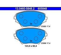 ATE 13.0460-5848.2 Brake pad set
