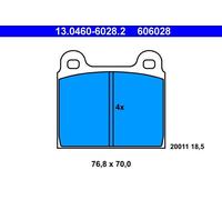 ATE Brake Pads 13.0460-6028.2 - Set for VW Transporter T3 / Mk II Bus Van