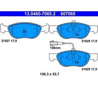 ATE Brake Pad Set 13.0460-7065.2 - Disc Brake for FIAT LANCIA Delta/II/Mk, Dedra/SW