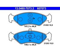 Brake pad set, disc brake ATE 13.0460-7073.2 (1 set-1 piece)