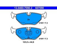 Brake Pad Set, disc brake ATE 13.0460-7090.2 (1set-1pcs)