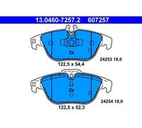 Brake pad set, disc brake ATE 13.0460-7257.2 (1 set-1 piece)