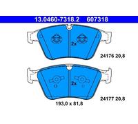 Brake Pad Set, disc brake ATE 13.0460-7318.2 (1set-1pcs)