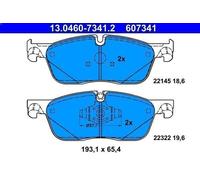 Brake Pad Set, disc brake ATE 13.0460-7341.2 for JAGUAR XE (X760) 2 2015-
