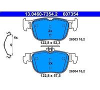2x ✅Fits ATE 13.0460-7354.2 BRAKE PADS. SKODA T. OCTAVIA 1.0-2.0 TSI ⭐UK Seller⭐