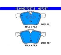 Brake Pad Set, disc brake ATE 13.0460-7357.2 for JAGUAR XJ (X351) 3 2015-2019