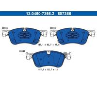 Brake Pad Set, disc brake ATE 13.0460-7366.2 for RENAULT AUSTRAL 1.2 2022-