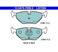 ATE 13.0470-7090.2 Brake pad set