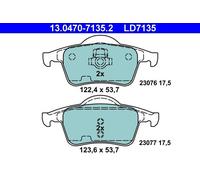 Brake Pad Set, disc brake ATE 13.0470-7135.2 (1set-1pcs)