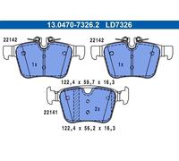 ATE 13.0470-7326.2 Brake pad set