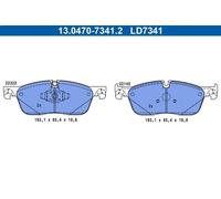 Brake Pad Set, disc brake ATE 13.0470-7341.2 for JAGUAR XE (X760) 2 2017-