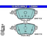 New Brake Pad Set, disc brake for MERCEDES-BENZ:W213,S213,E-CLASS 0004206000