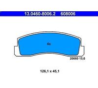 ATE 13.0460-8006.2 Brake pad set