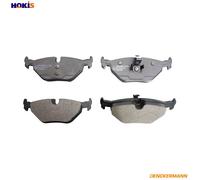 DENCKERMANN B110054 Brake Pads Set Rear for 3 9-5 75 Z3 Z4 ZT ZT-T Z1