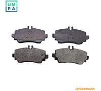 DENCKERMANN B110439 Brake Pads Set Front for Mercedes A