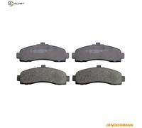 Brake pads Front Axle B110544 DENCKERMANN for NISSAN MICRA II