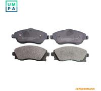 DENCKERMANN B110577 Brake Pads Set Front for Corsa Combo Tour Meriva Tigra