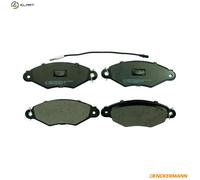 DENCKERMANN B110648 Brake Pads Set Front for Kangoo Kubistar Xsara