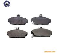 DENCKERMANN B110661 Brake Pads Set Front for 400 Civic 200 45 Concerto 25 MG ZR