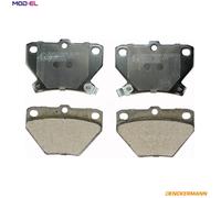Brake pads Rear Axle B110871 DENCKERMANN for TOYOTA YARIS/VITZ CELICA Coupe