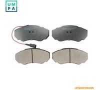Brake pads Front Axle B110899 DENCKERMANN for PEUGEOT FIAT CITROËN
