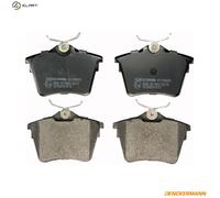 Brake pads Rear Axle B110923 DENCKERMANN for CITROËN PEUGEOT