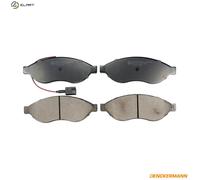 DENCKERMANN B110937 Brake Pads Set Front for Ducato Boxer JUMPER
