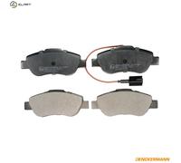 Brake pads Front Axle B110961 DENCKERMANN for FIAT FORD