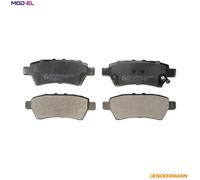 DENCKERMANN B110967 Brake Pads Set Rear for Nissan Pathfinder